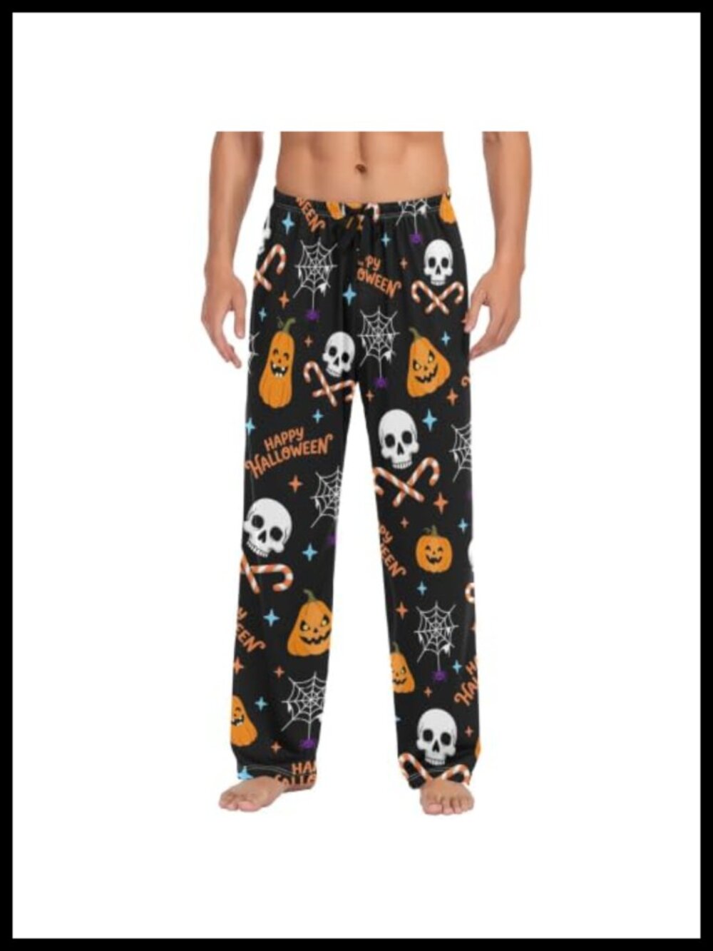 Men's Soft Stretch Pajama Lounge Pants Drawstring Pockets
